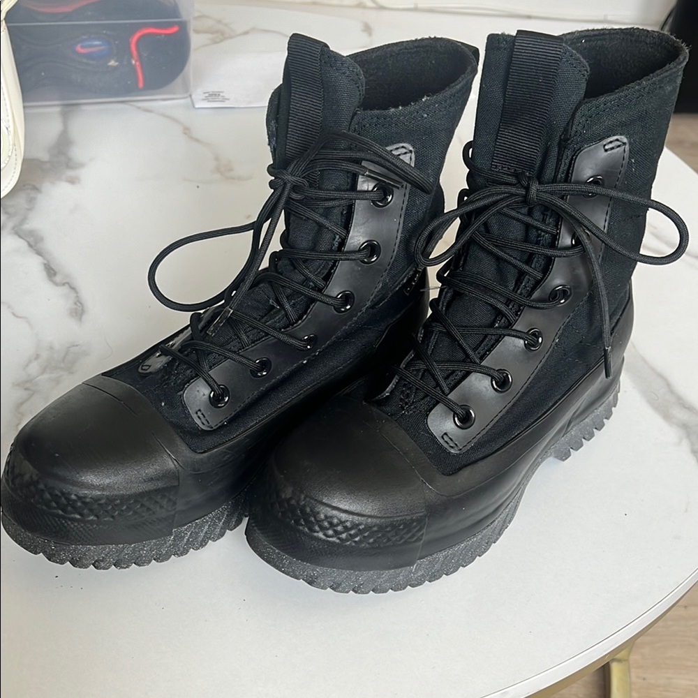 Converse Black High-Top Athletic Shoes